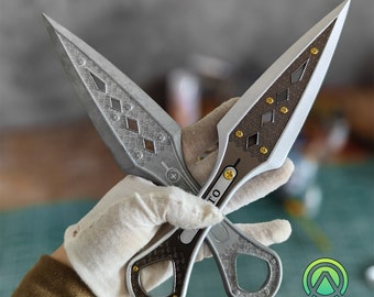 Handgemaakte metalen Wraith Heirloom Blunt Blade Wraith Kunai Wraith Main Cosplay Prop Collectieve Replica Legering Model