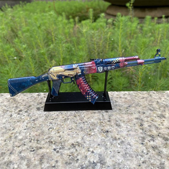 Tiny Metal CS2 AK47 the Empress Miniature Small CSGO Ak-47 Gamer