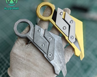 Handmade Prime 2.0 Karambit Knife Blunt Blade Replica Telescopic Prime 2.0 Knife Collective Karambit Trainer Funny Gamer Christmas Gift