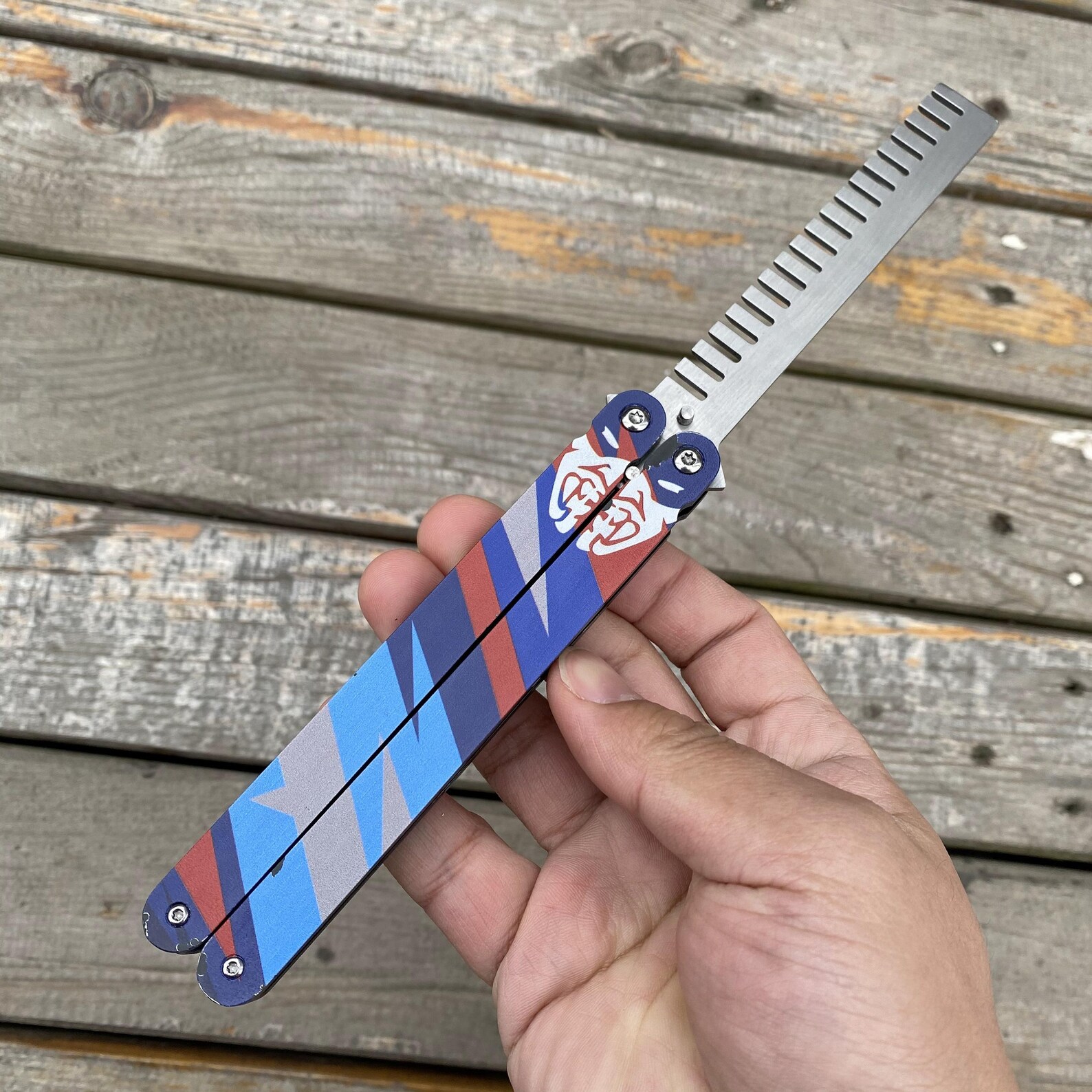 Yoru Knife Yoru Comb Stainless Steel Butterfly Trainer Etsy Australia