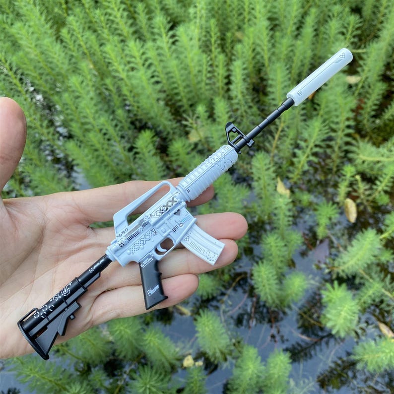 CS2 M4A1-S Printstream Miniature Tiny Gun With 3D Printed Stand - Etsy