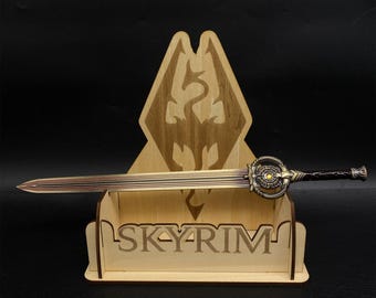 Handmade Skyrim Dawnbreaker Sword Game Room Desk Decoration Handicrafts for Collection