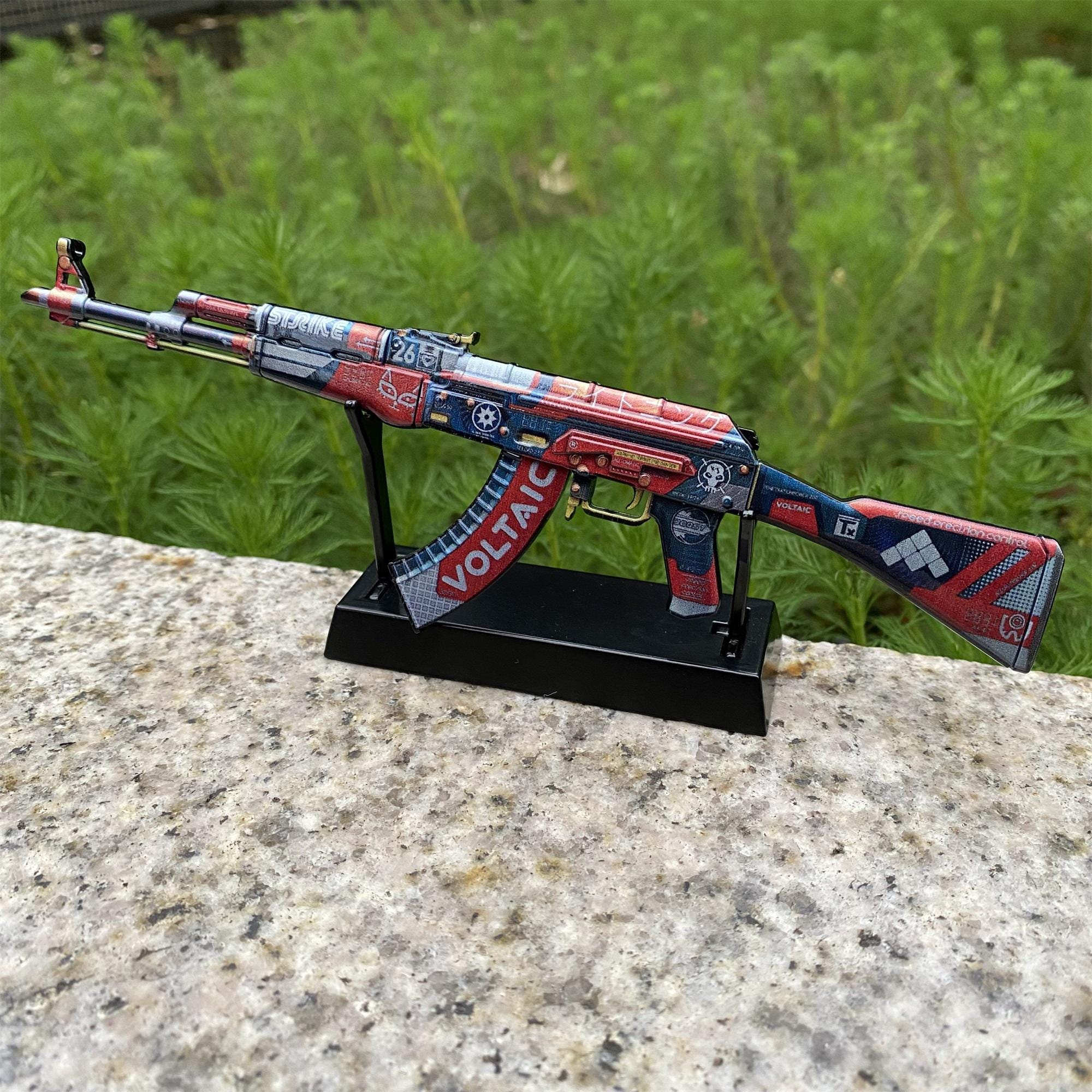 Rare Skin Ak-47 Collection Tiny Metal CS2 AK47 Craft CSGO Gamer ...