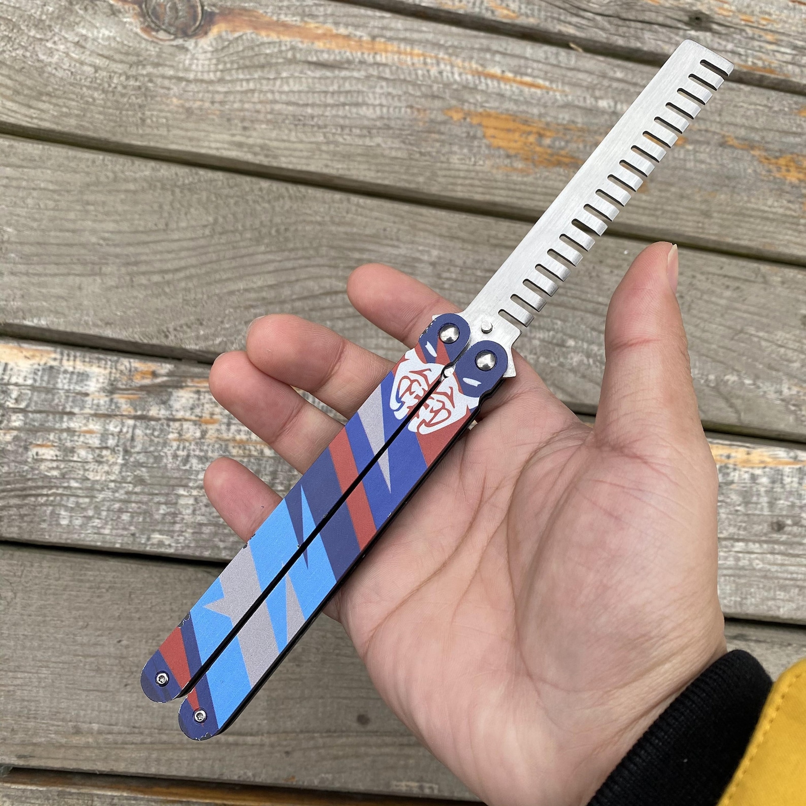 Yoru Knife Yoru Comb Stainless Steel Butterfly Trainer Etsy Australia