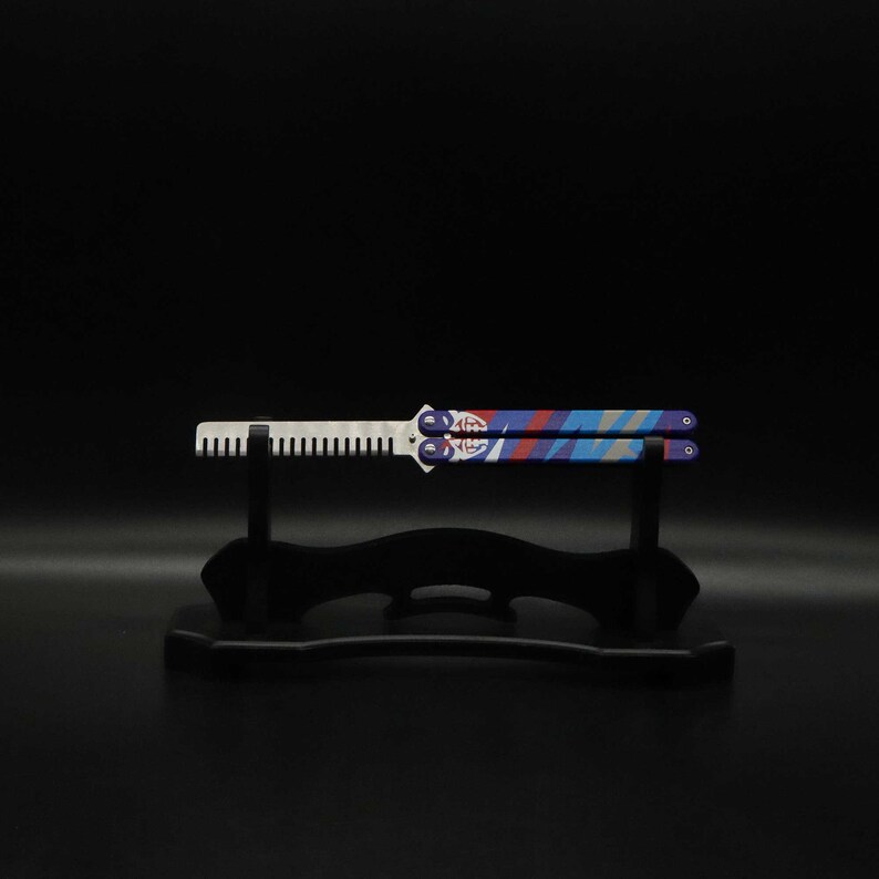 Yoru Knife Yoru Comb Stainless Steel Butterfly Trainer Etsy