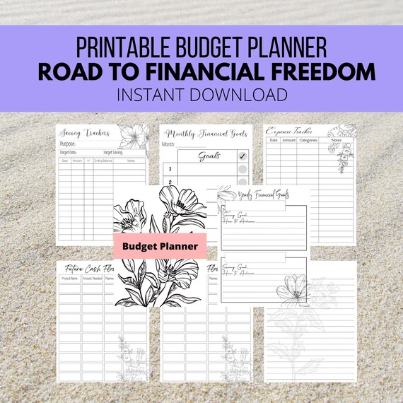 Printable Budget Planner Instant Download Budget Planner - Etsy