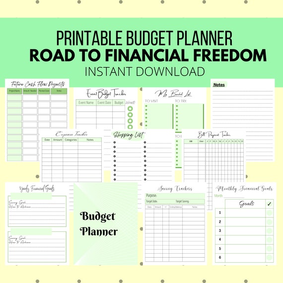 Printable Budget Planner Instant Download Budget Planner | Etsy
