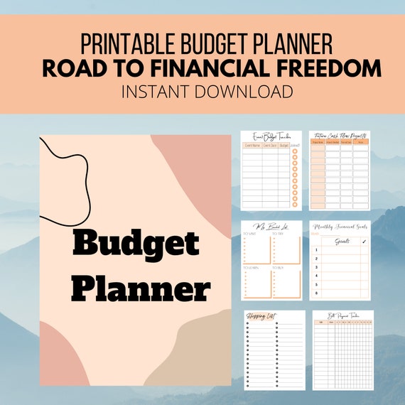 Printable Budget Planner Instant Download Budget Planner | Etsy