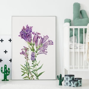 Printable Floral Art Print Instant Download Wall Art | Etsy