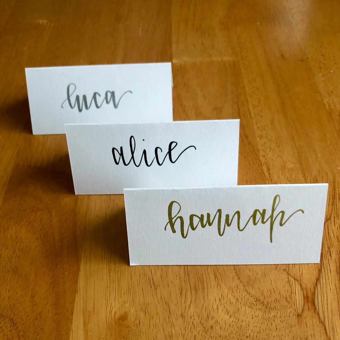 Handwritten Personalised Place Cards Etsy