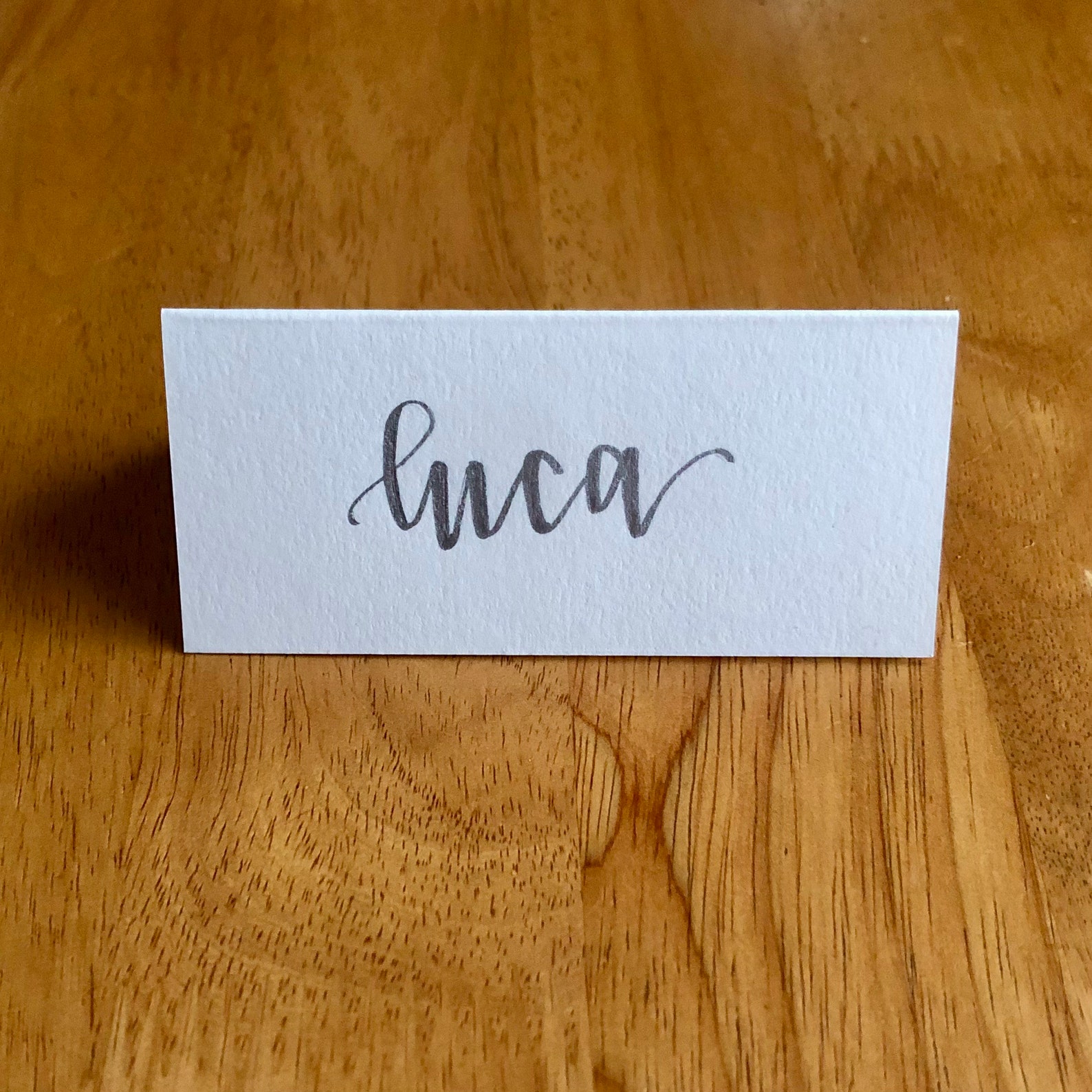 Handwritten Personalised Place Cards Etsy
