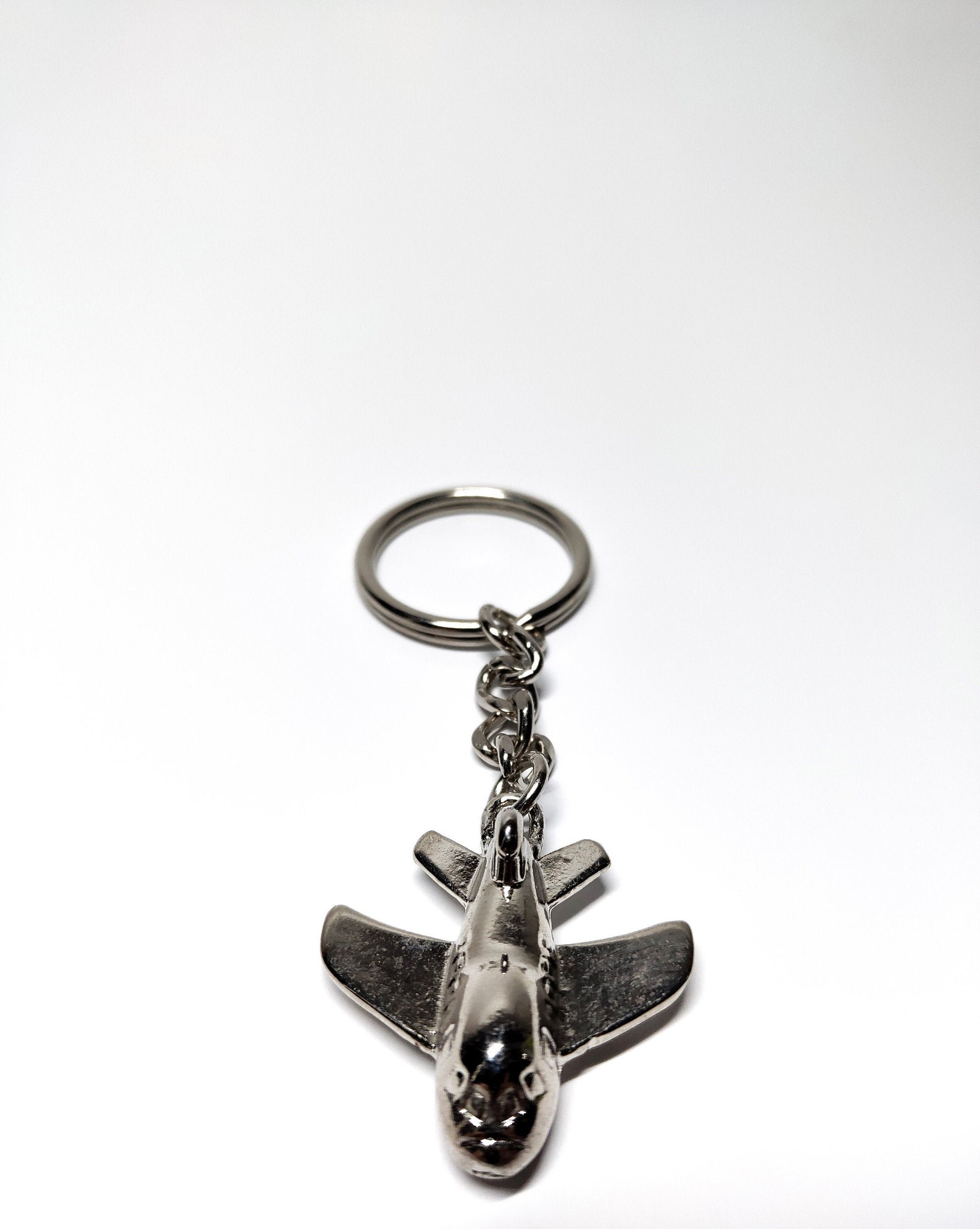 Airplane Keychain Aircraft Keyring Aviation GiftPilot Gift Etsy