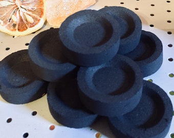 Charcoal Discs For Burning Loose Incense - Pack of 10 - 33mm (1 inch) Diameter