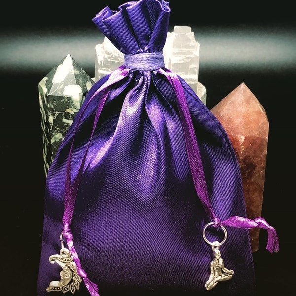 Intuition Boost Spell Bag For Boosting the Intuition, Made To Order, Witchcraft Bag