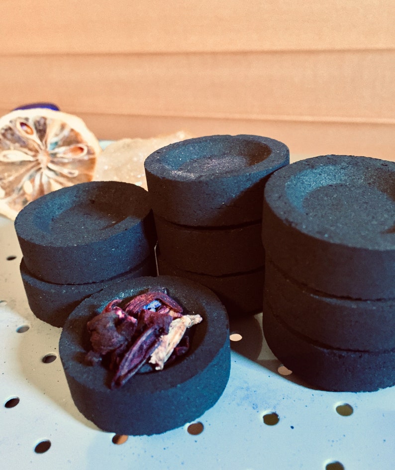 Charcoal Discs for Burning Loose Incense Pack of 10 33mm Etsy