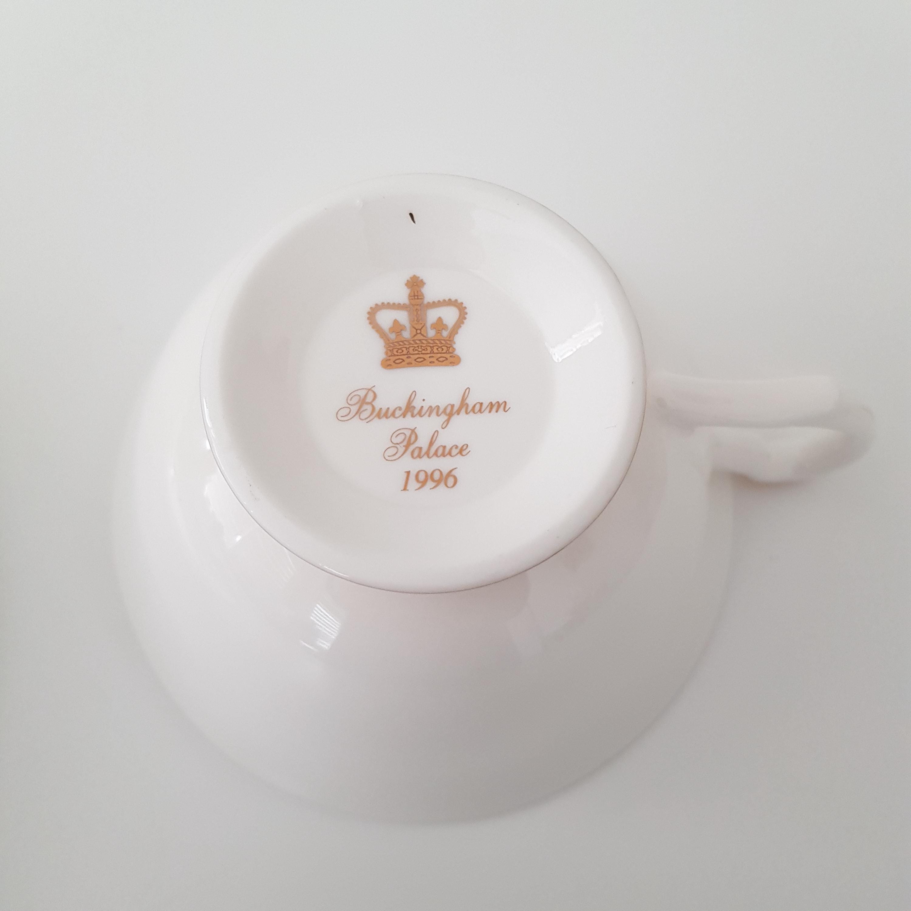 Buckingham Palace Teacup and Saucer Royal Collection English Bone