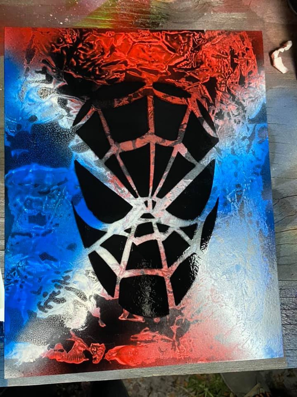 Spiderman poster Spiderman Art Spray paint | Etsy