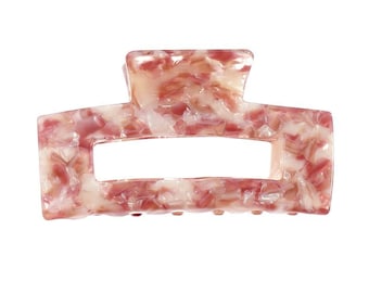 Pinza para el cabello / Pinzas para el cabello con diseño de carey / Pinza para el cabello de acetato de celulosa / Accesorios para ella / Regalo perfecto / Ecológico / 10,5 cm