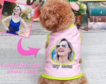 Custom Pet Photo Shirt: Personalized Dog or Cat Clothes
