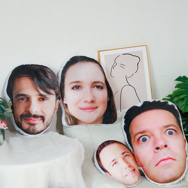 Custom Face Pillow: Personalized Photo Head Pillow Gift