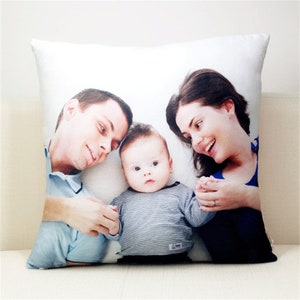 Photo Customization Square Cushion Stuffed dog Pillow Sofa Car Decorative Christmas Gift Couple photo pillow Baby photo cushion