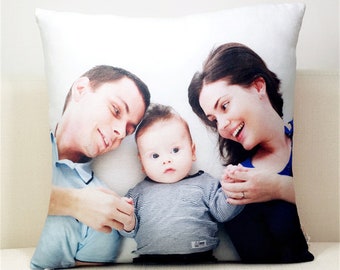 Photo Customization Square Cushion Stuffed dog Pillow Sofa Car Decorative Christmas Gift Couple photo pillow Baby photo cushion
