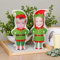 My Face Pillow Custom Personalized Photo Pillow Gift Christmas Elf Christmas Angel Costume Throw Pillows MiniMe Costumes Dolls and Toys