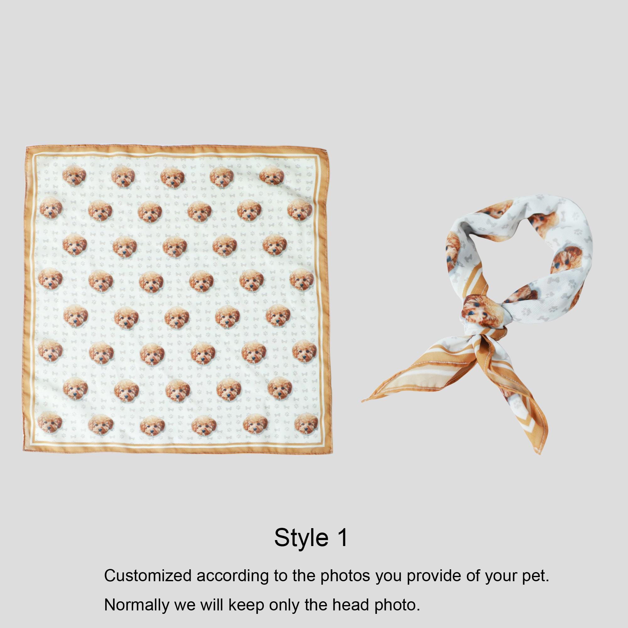 Personalized Photo Chiffon Scarf - Custom Portrait Shawls with Your Design, Bulk Orders for Corporate Logos & Art Prints - Scarf for Events