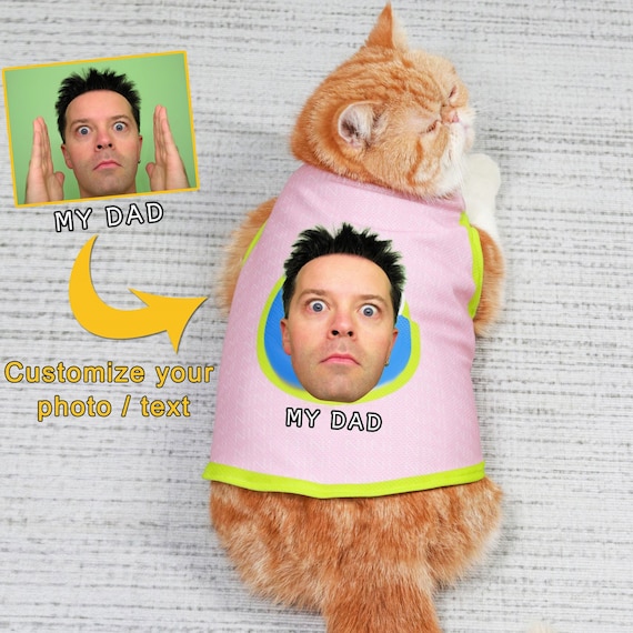 Personalized Pet Shirt: Custom Photo Dog/Cat Clothes