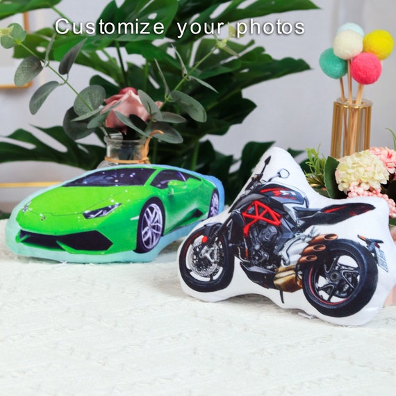 Personalized Photo DIY Car Cushion Racing Toys Motorcycle Pillow Custom Car Shape Pillow Picture Cushion Custom Car Pillow Etsy Canada