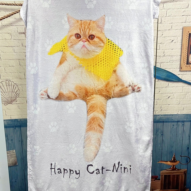 Personalized Photo Pet Blanket Custom Pet Face Blankets Cat Etsy UK