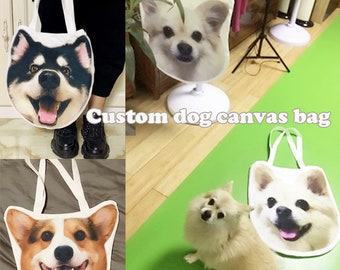 Bolsa personalizada para mascotas, bolsa de lona personalizada para perros, bolsa de lona personalizada para gatos, bolsa de compras personalizada, bolsa de protección ambiental personalizada, cartera Diy