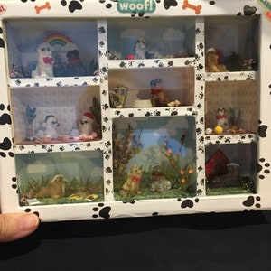Box full of dogs, 9” x 7’x 2”