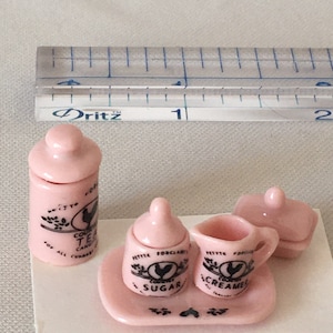 1/12  or 1”  scale 5 piece kitchen set, china
