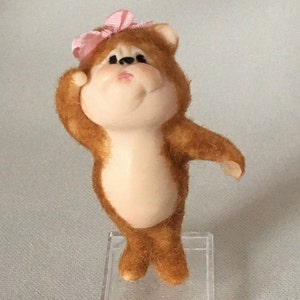 Little Girl Bear by Cat Wingler, 2 1/2” tall