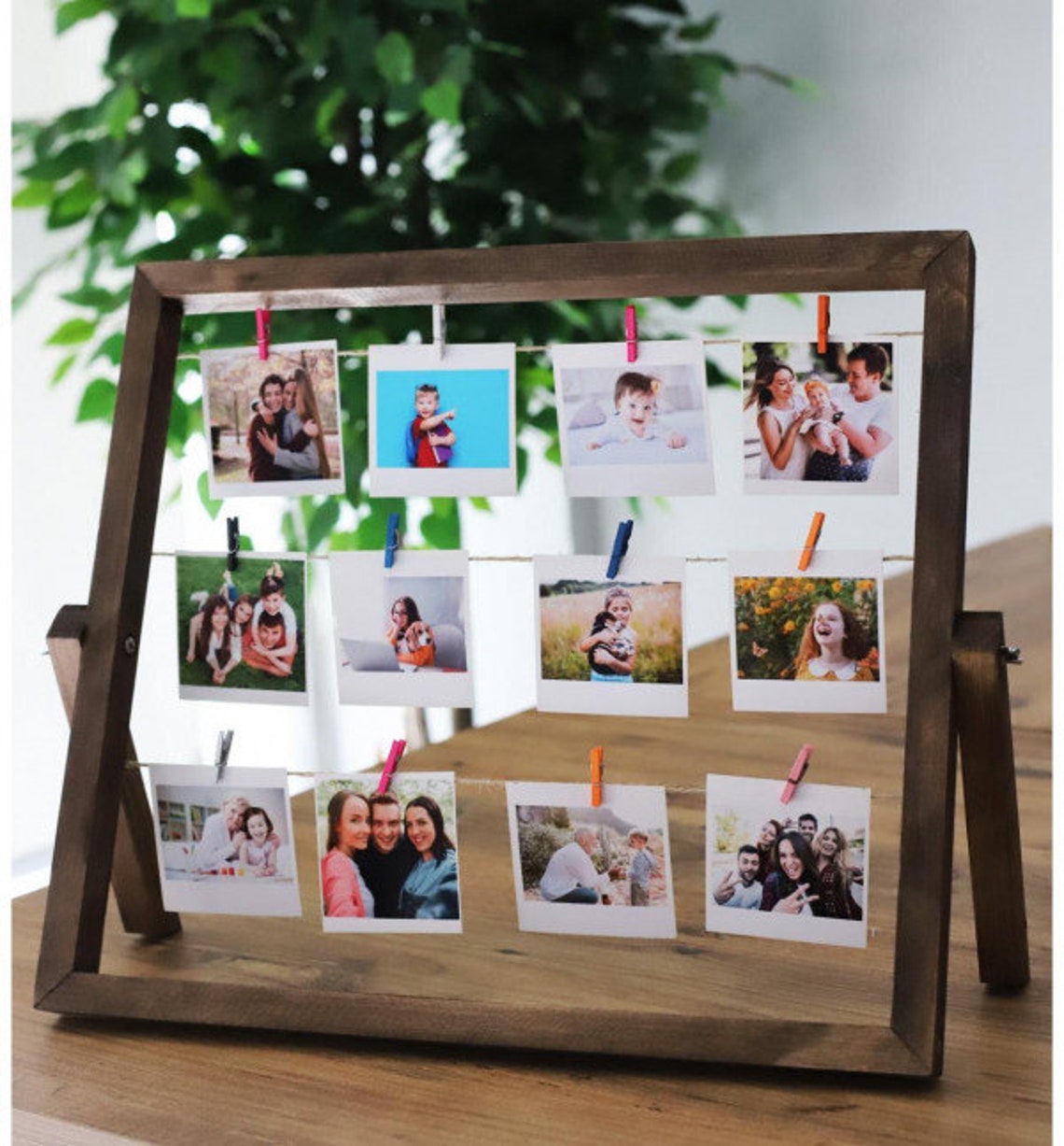 Personalized 12 Photos Desktop Photo Frame With Led Light - Etsy India