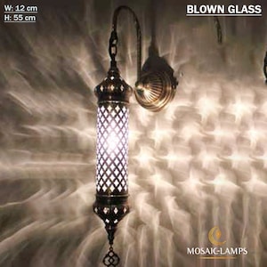 Bathroom Ceiling Sconces, Blown Glass Wall Lights, Laser Metal Clear Glass Wall Sconces, Bathroom, Bedroom Wall Lamp, Living Room Wall Lamp