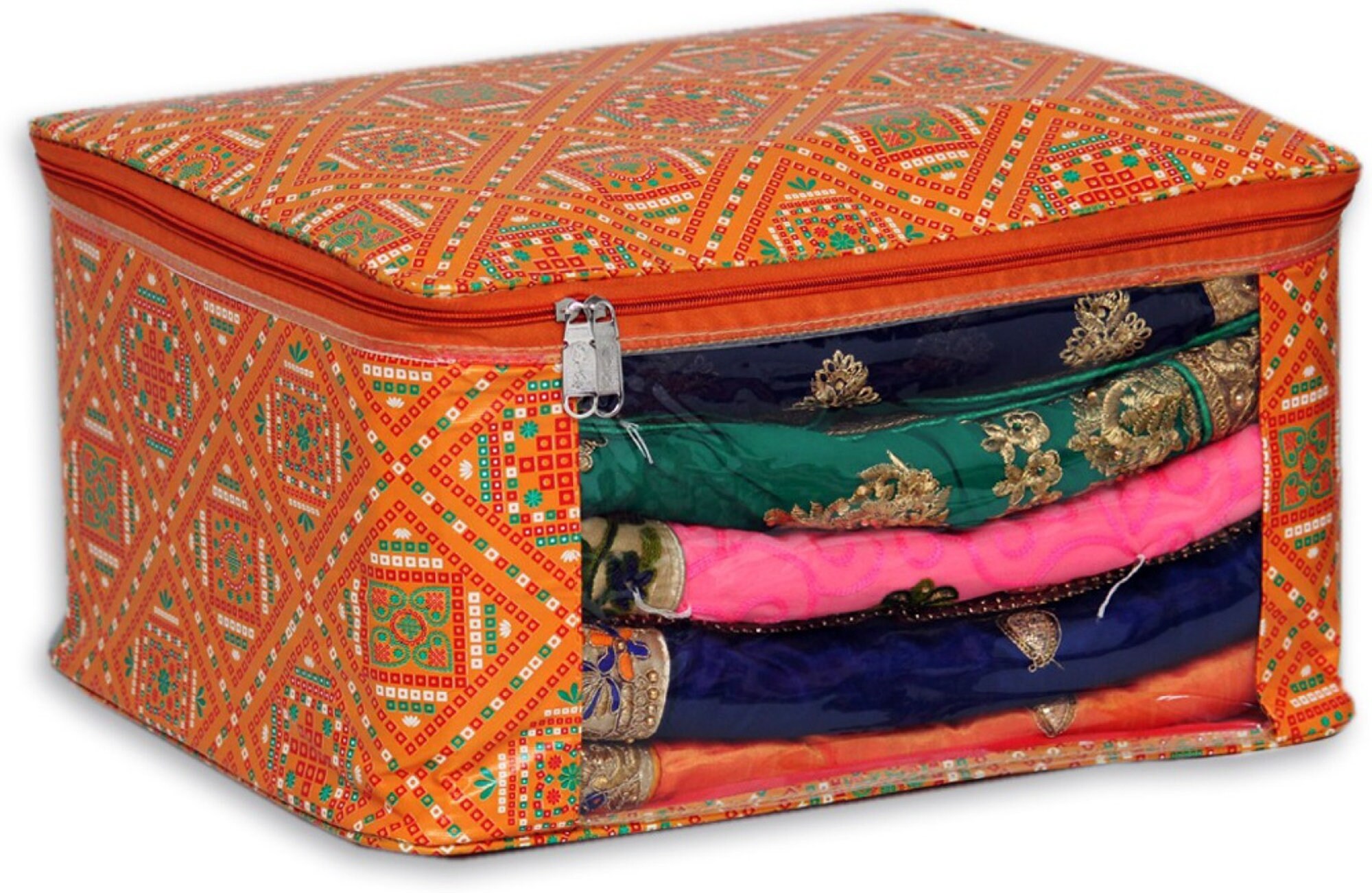 Bandhani design Saree Cover Saree Organizer Sari clothes Etsy