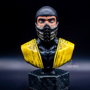 Scorpion Mortal Kombat Fan Art Bust image 3