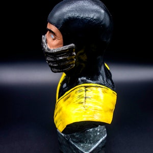 Scorpion Mortal Kombat Fan Art Bust image 6