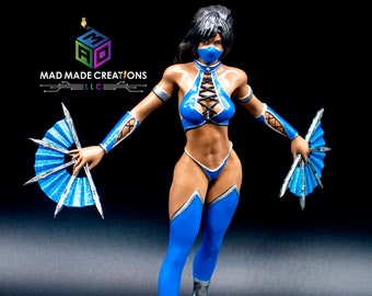 Kitana Mortal Kombat Fan Art Figurine