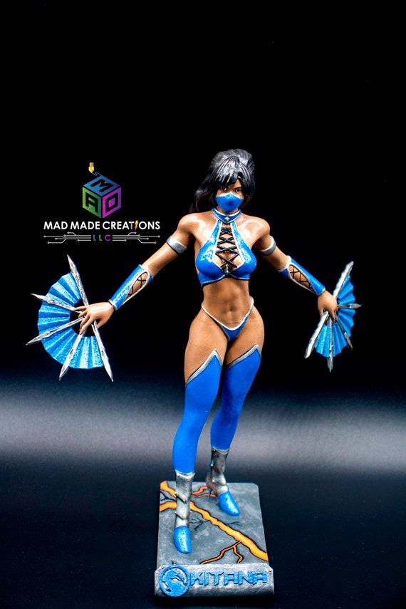 Kitana Mortal Kombat Fan Art Figurine