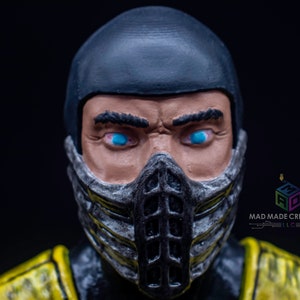 Scorpion Mortal Kombat Fan Art Bust image 8