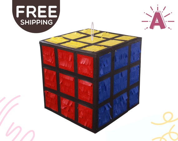 Rubiks Cube Pinata 14 Anniversaire Adulte Enfants Pinata Etsy France