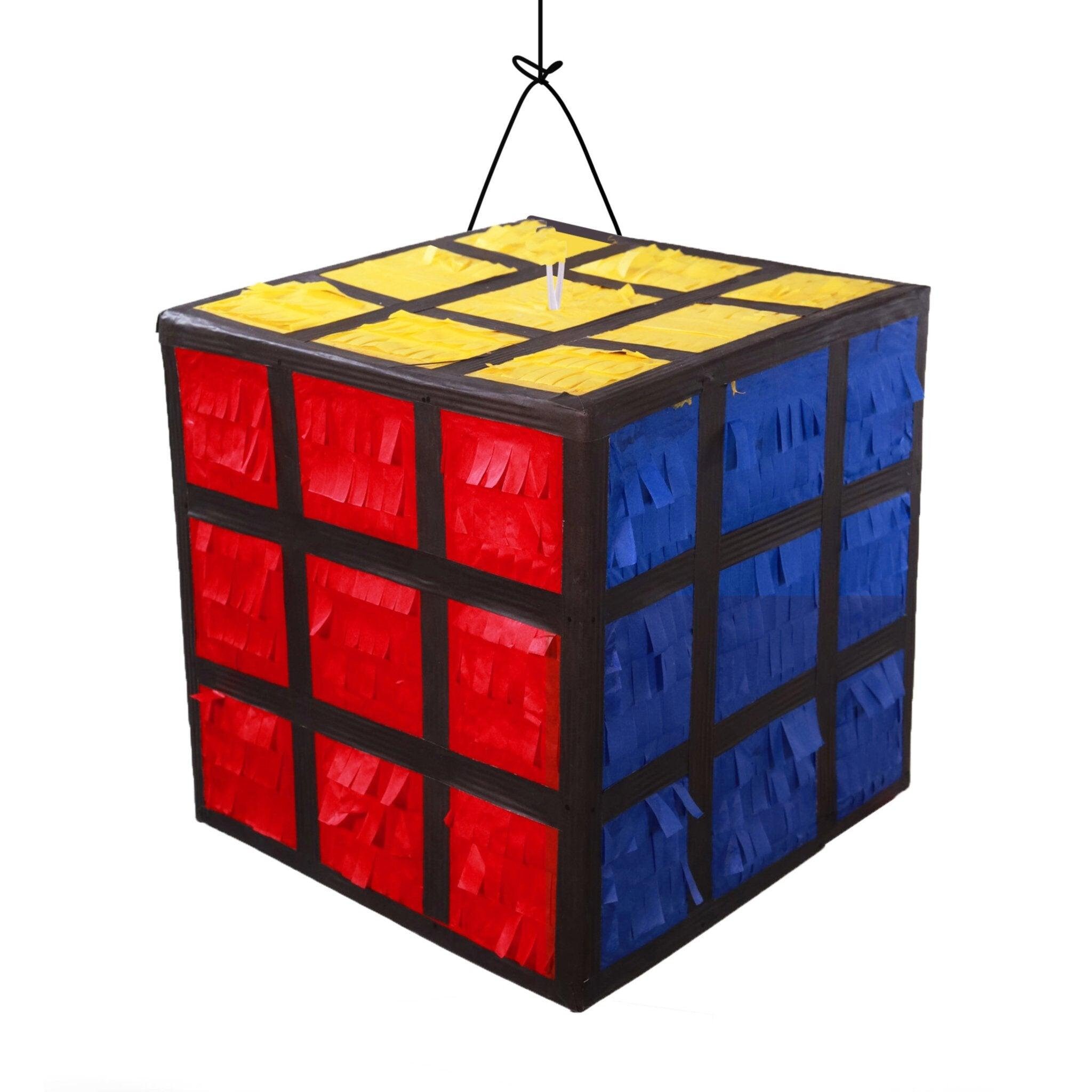Rubik's Cube Pinata Children's Birthday & Baby Shower Etsy