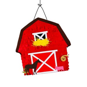 Barn Pinata | Farm Outdoor Country Party | Children&#39;s Birthday & Baby