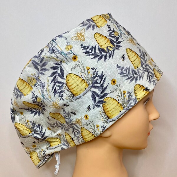 Beehives and Honeybees Scrub Cap