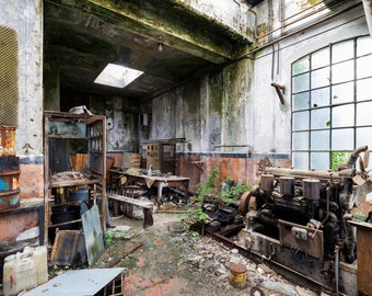 Photographie urbex " Générateur "