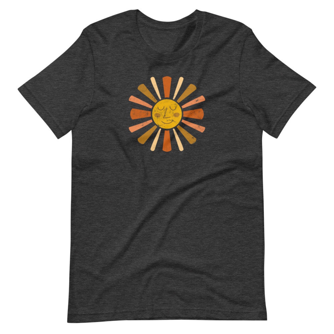 Sun T Shirt Vintage Sun Shirt Women's Graphic Tee Retro Etsy