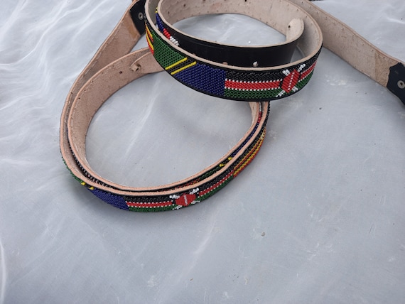 Wholesale Belts Masai Belts Beaded Belts Leather Belts - Etsy